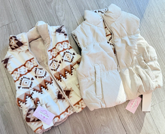 Reversible Aztec Vest