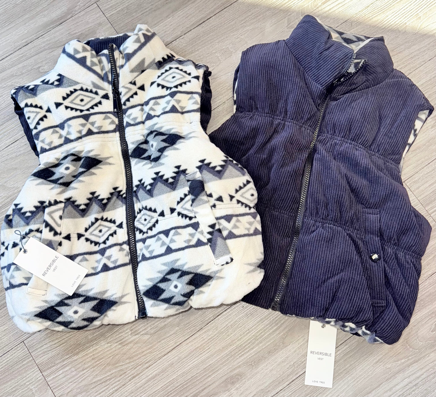 Reversible Aztec Vest