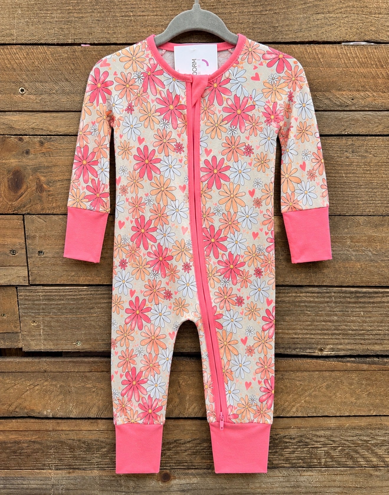 Baby Girls Flowers in Bloom Bamboo Sleeper