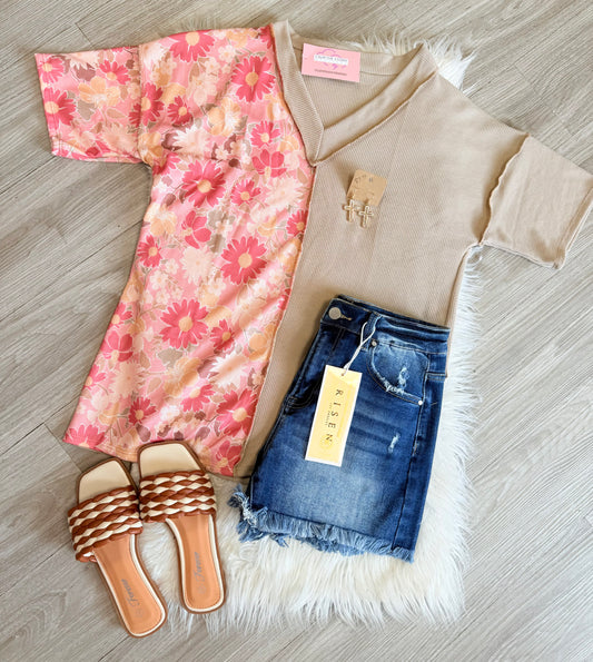 Floral Block Shirt