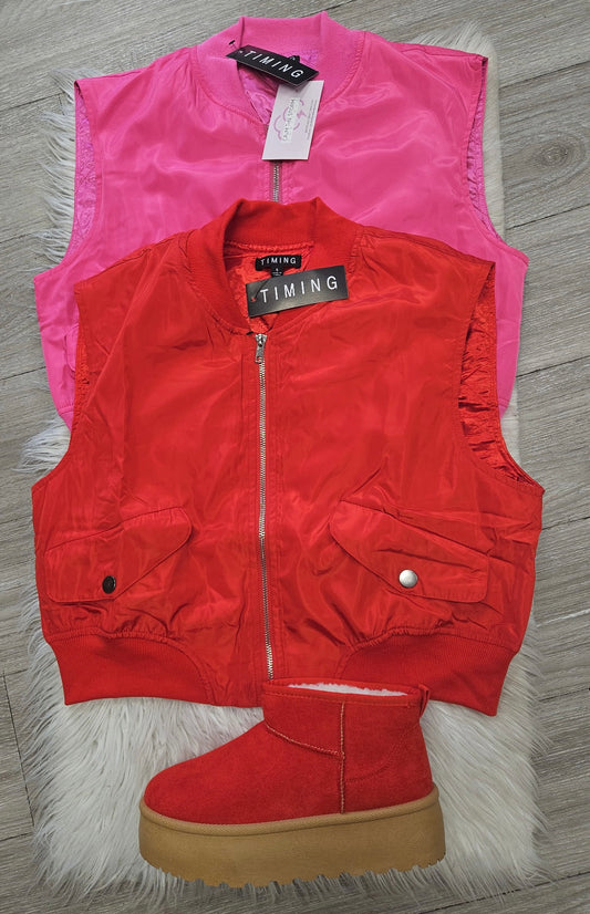 Making Spirits Bright Bomber Vest