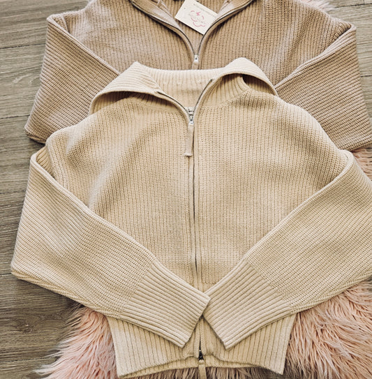 Zipper Flap Sweater