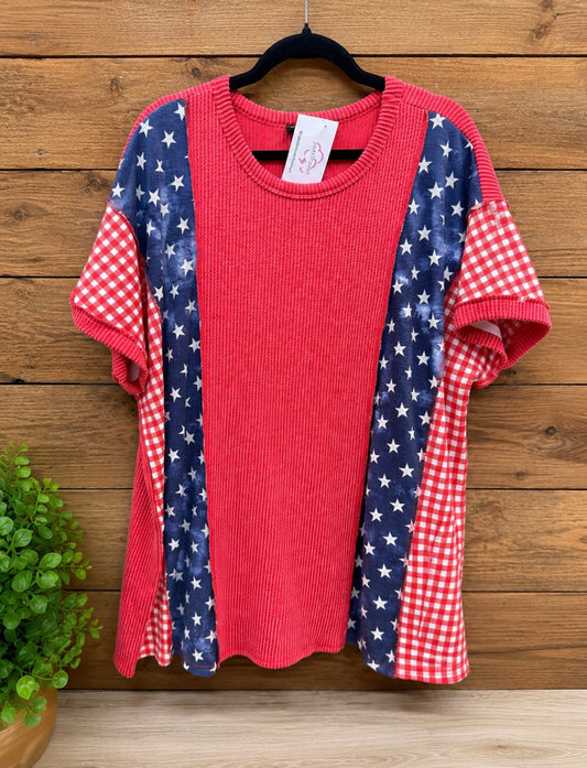 Ribbed Freedom Top Curvy