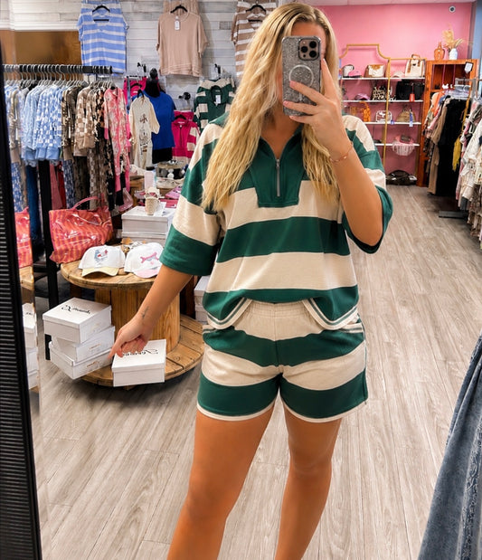 Green Stripes Set