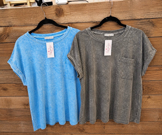 Washed Basic Tee Curvy