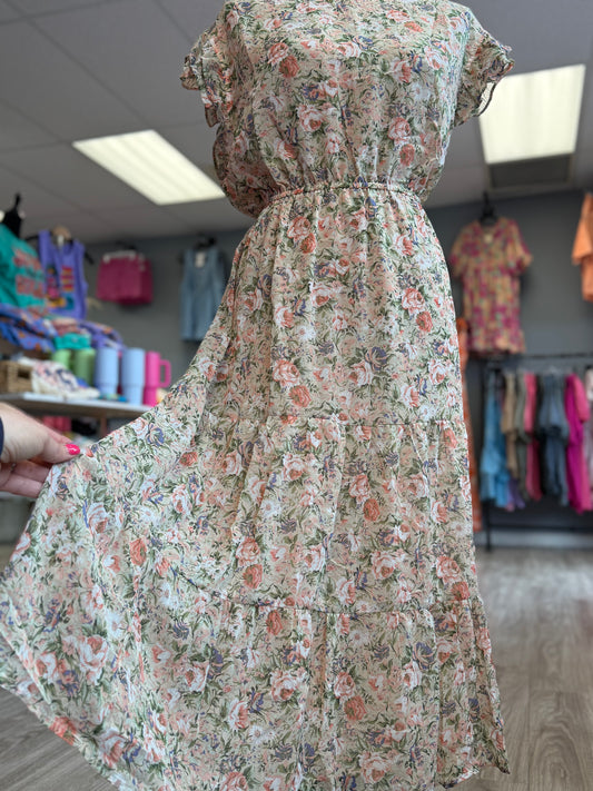 Curvy Vintage Floral Dress