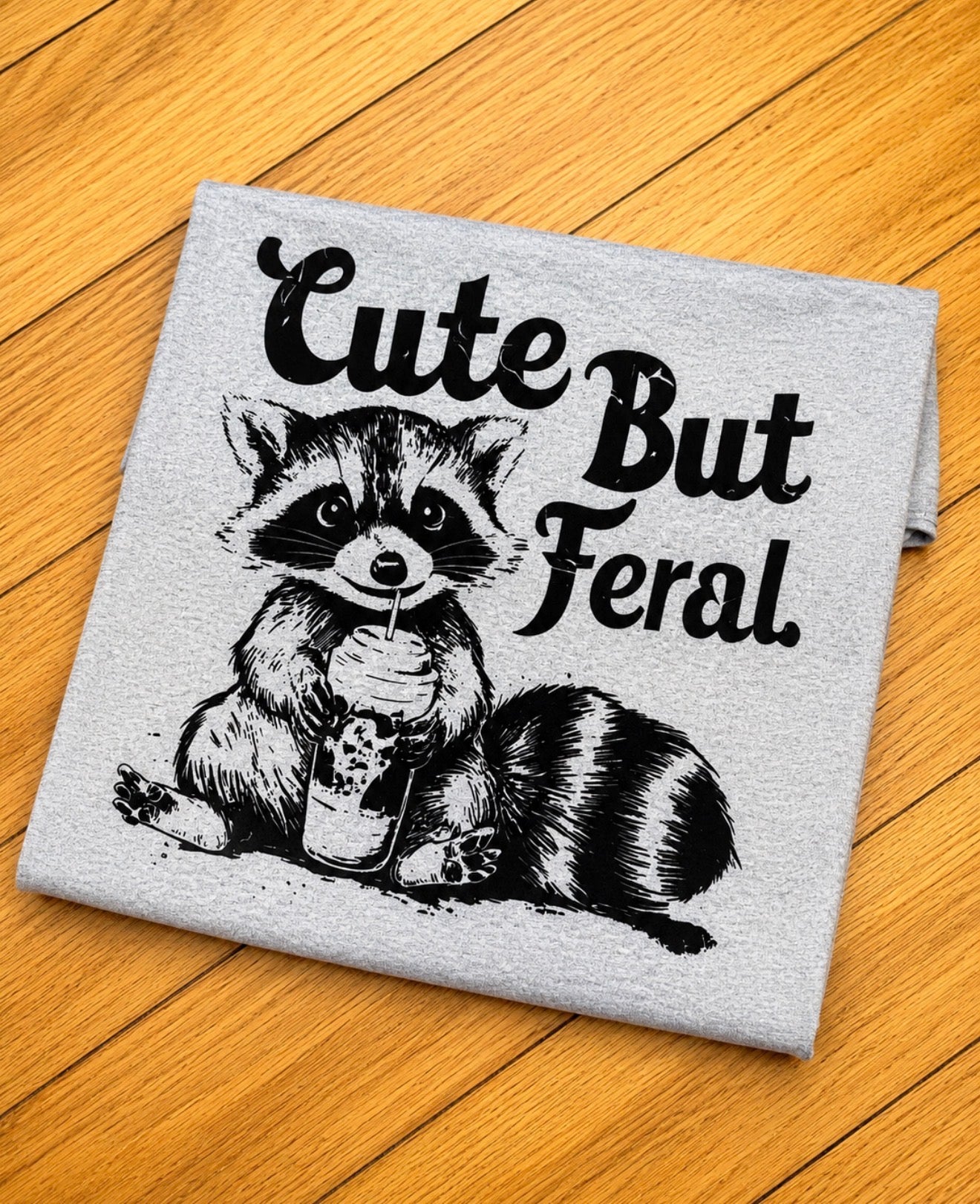 Girls Youth Cute but Feral Tee