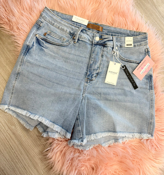 Curvy Judy Blue Tummy Control Shorts