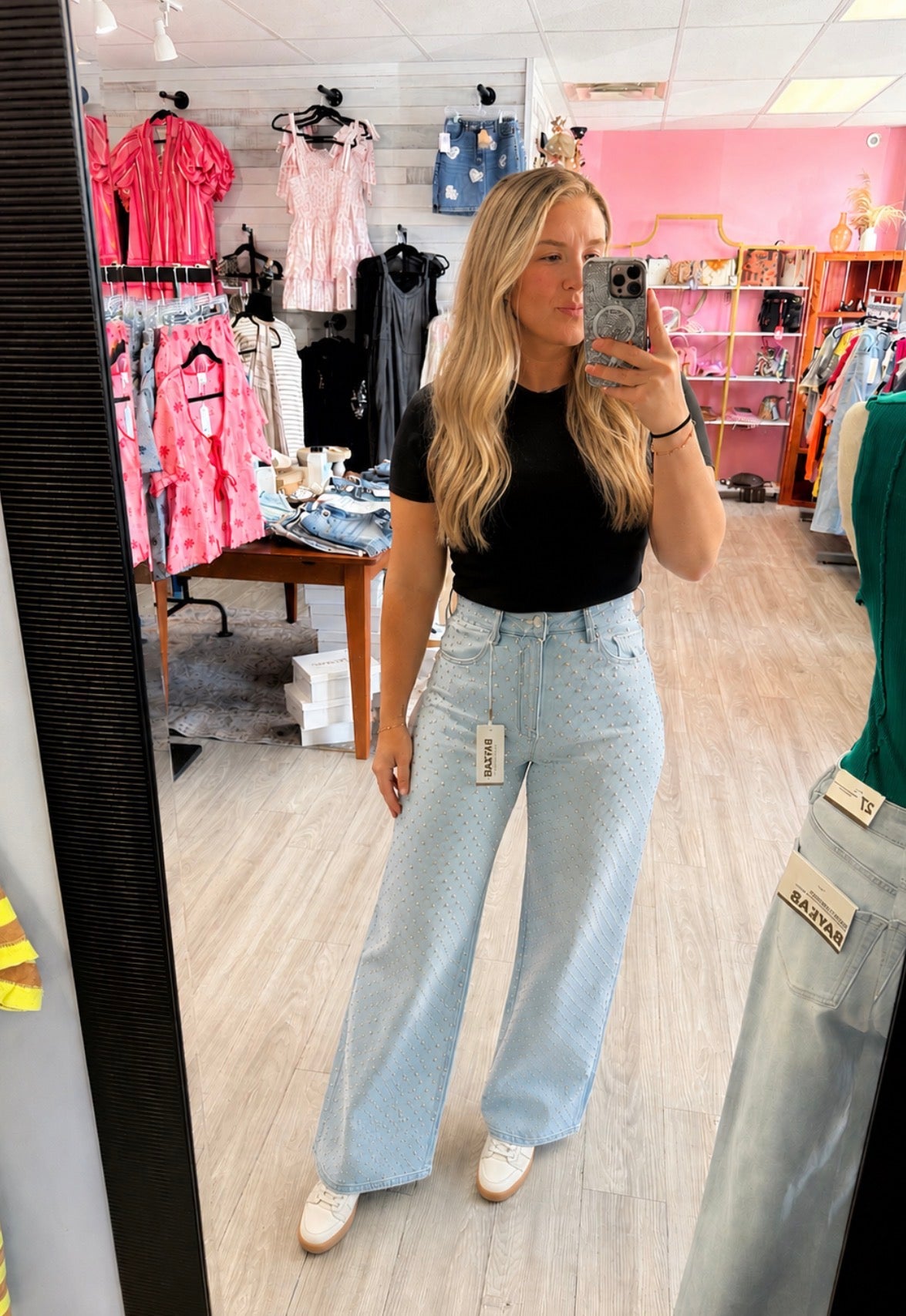 Studded Dream Relaxed 90's Jeans