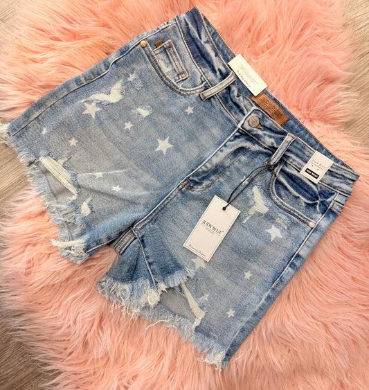 Judy Blue "Freedom" Shorts