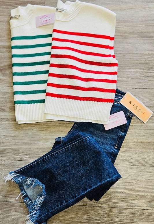 Striped Sweater Vest