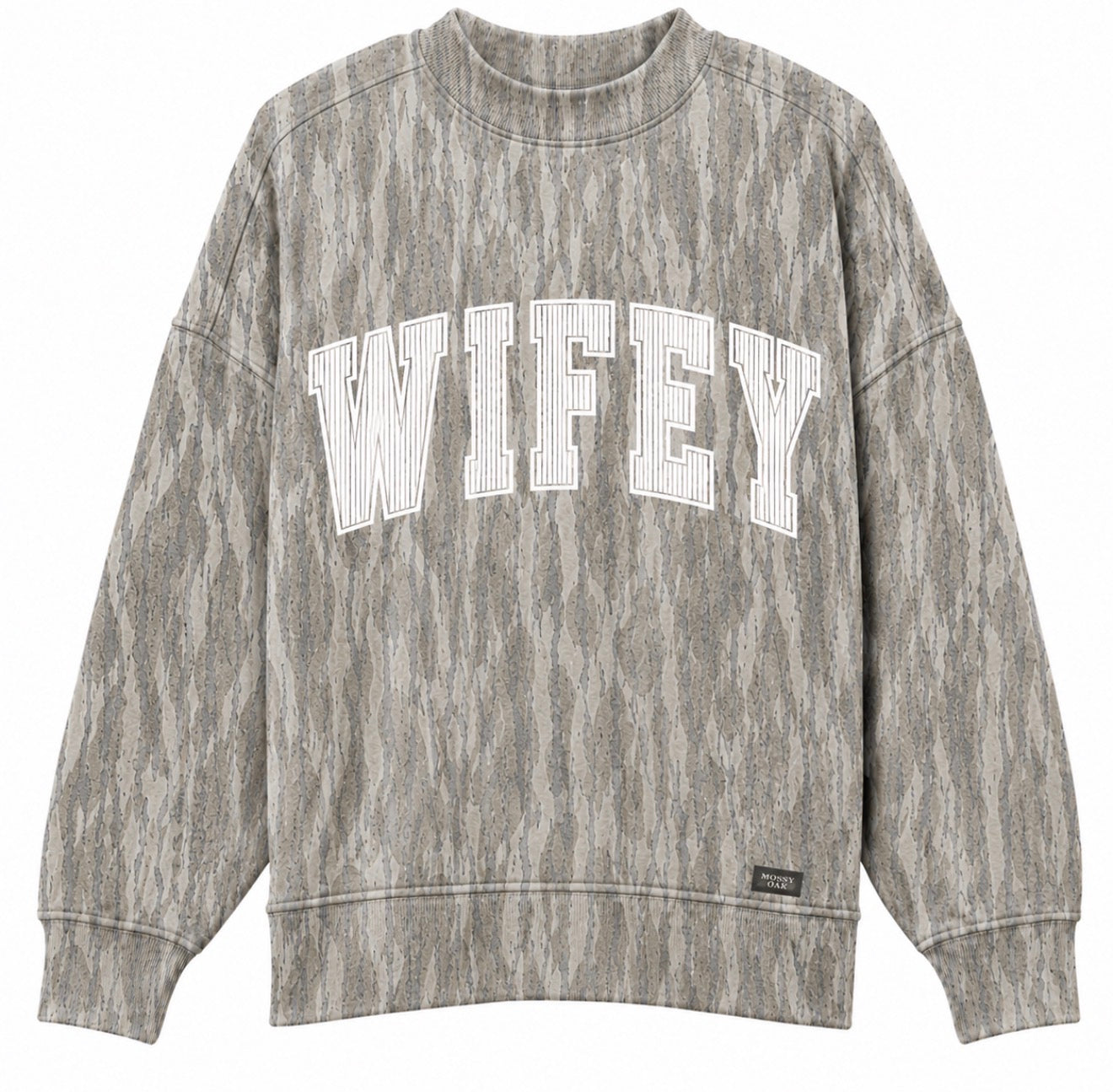 MOSSY OAK MOCK NECK WIFEY
