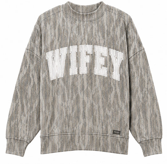 MOSSY OAK MOCK NECK WIFEY