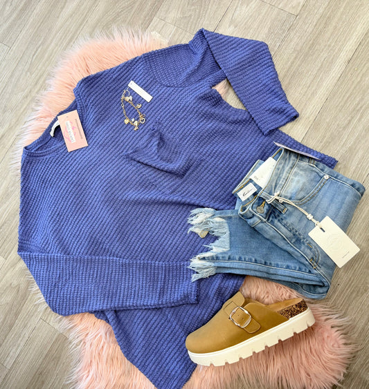 Textured Fall Things Top