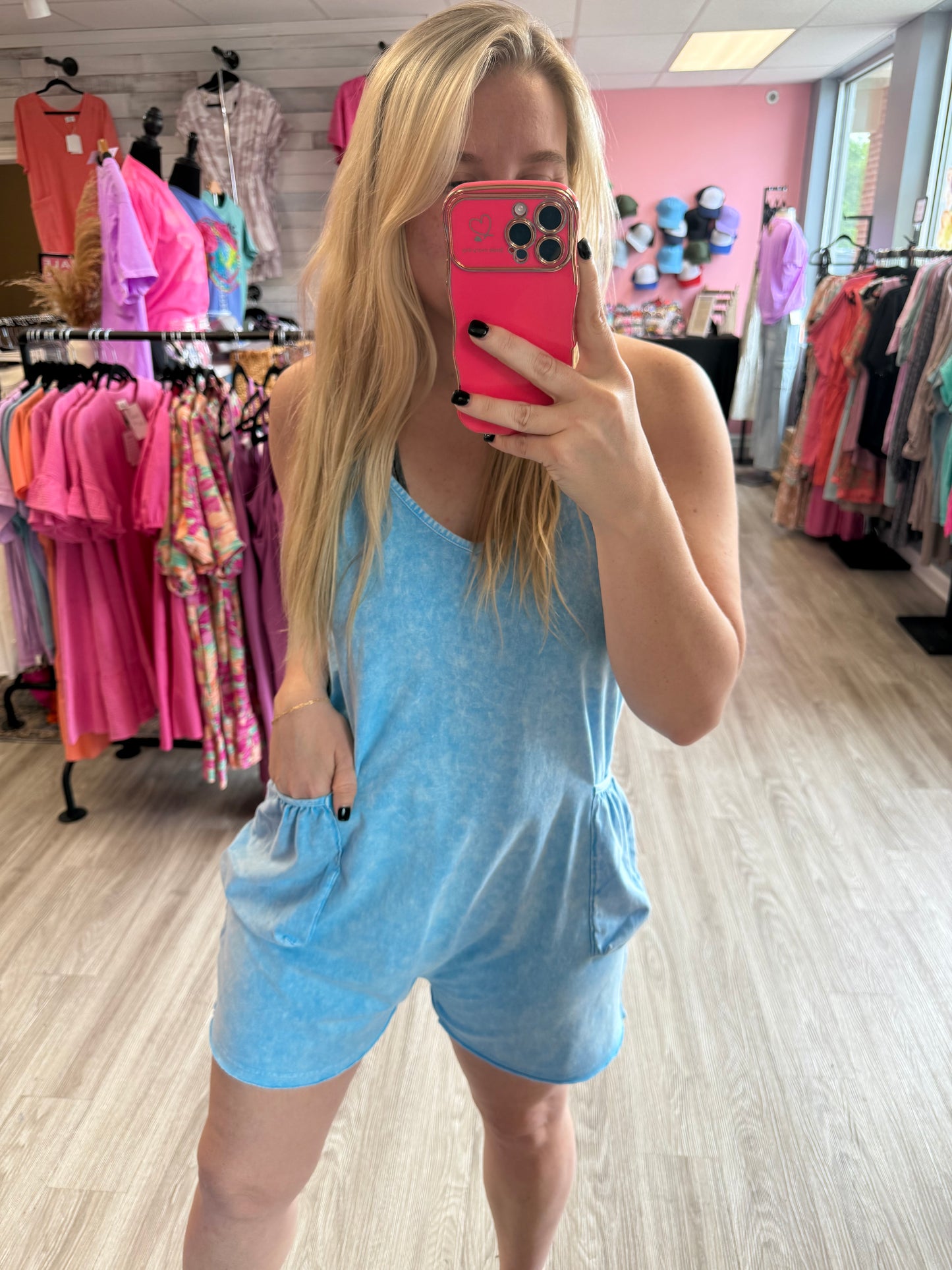 Eagle Blue Romper