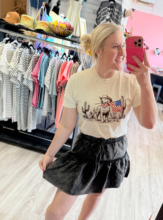 Washed Skirt