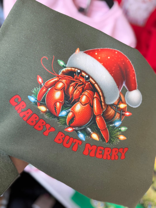 Crabby but Merry Crewneck