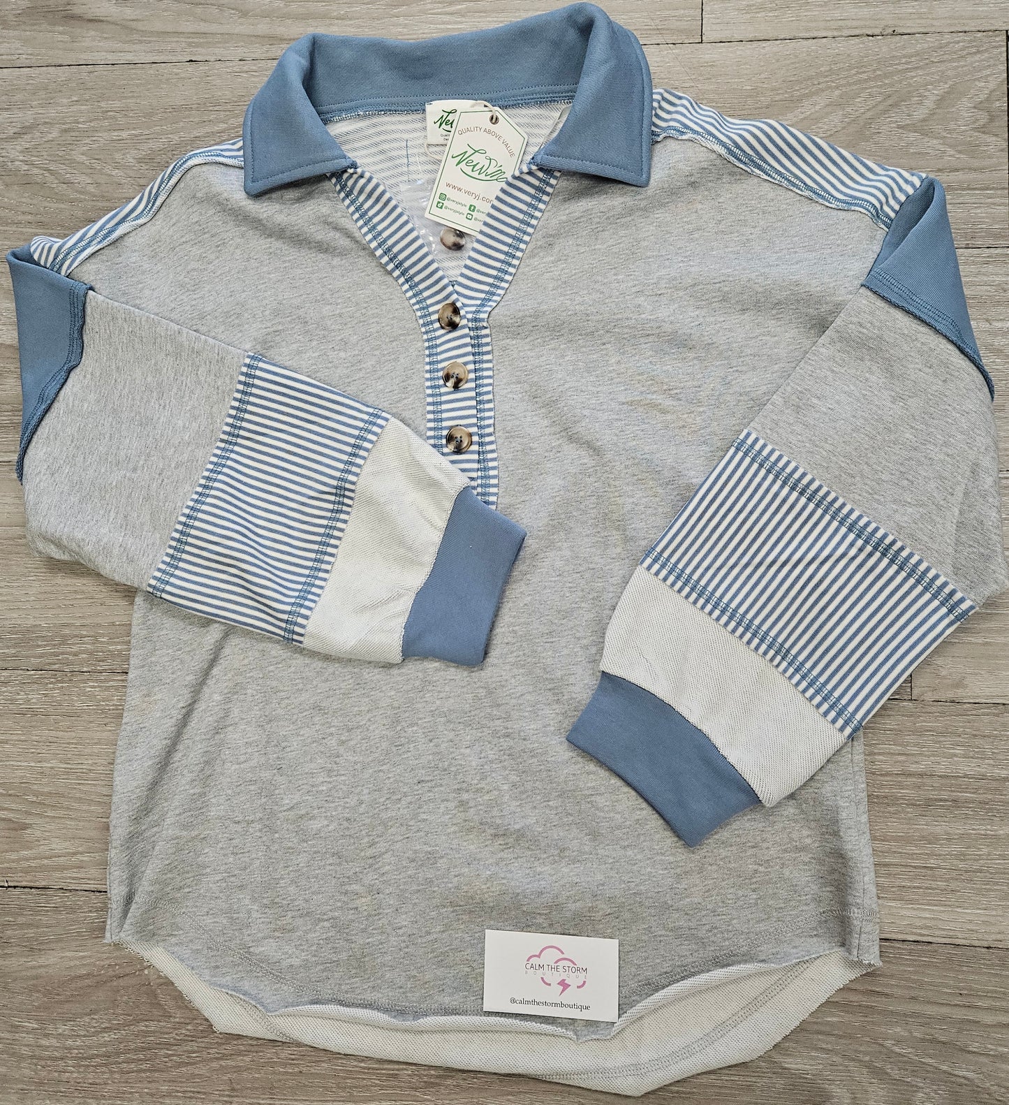 Preppy Polo + Cozy Sweatshirt