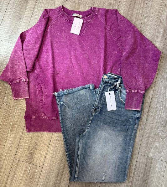 Curvy Pocket Sweatshirts