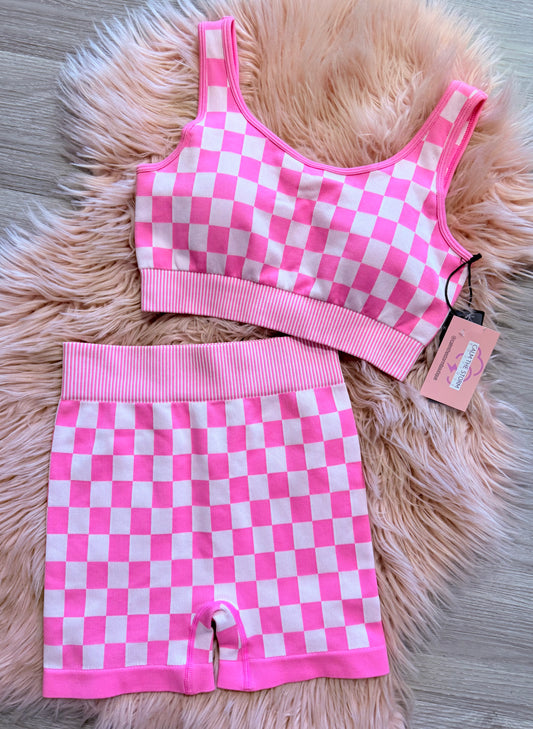 2pc Checkered Set