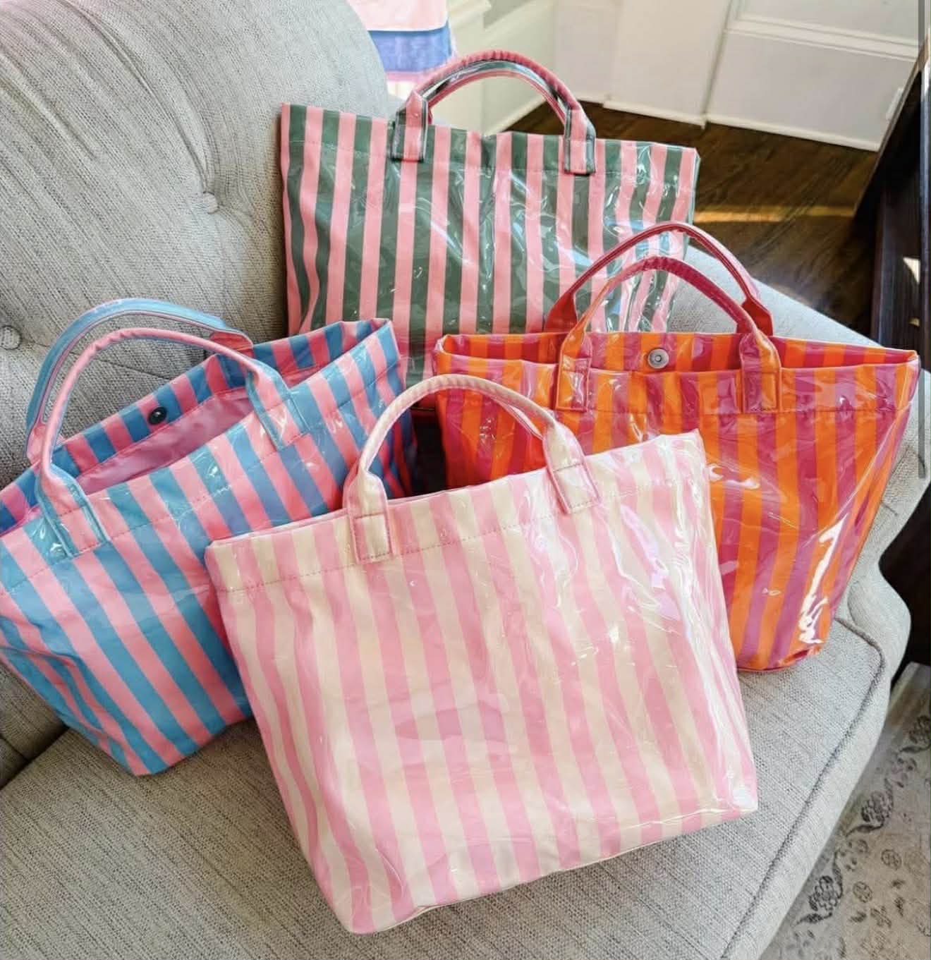 Viral Striped Tote