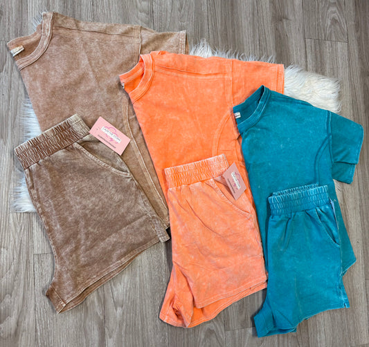 Acid Wash 2pc Set