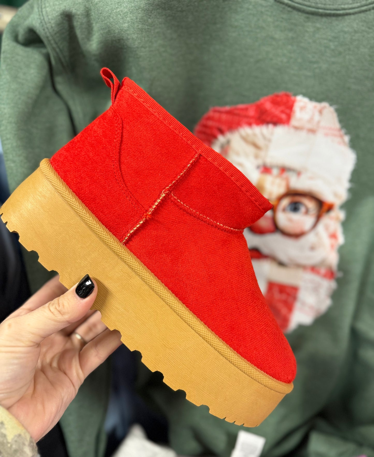 Platform Mini Booties