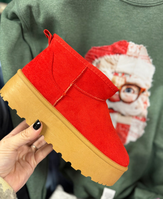 Platform Mini Booties