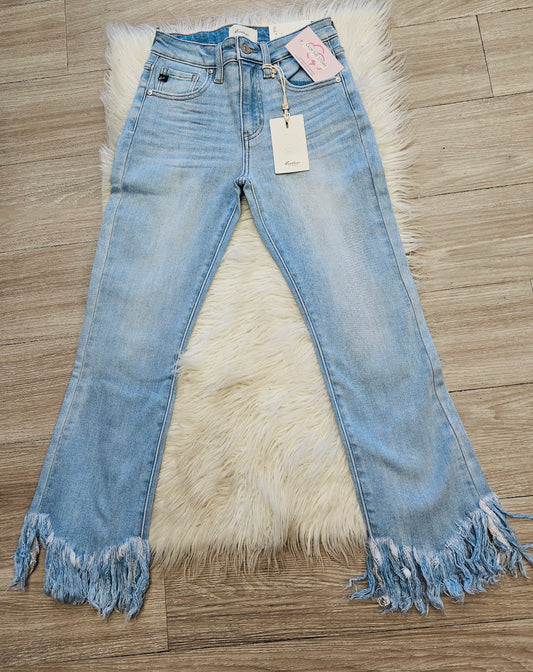 Swing with Me Fringe Jeans Kancan