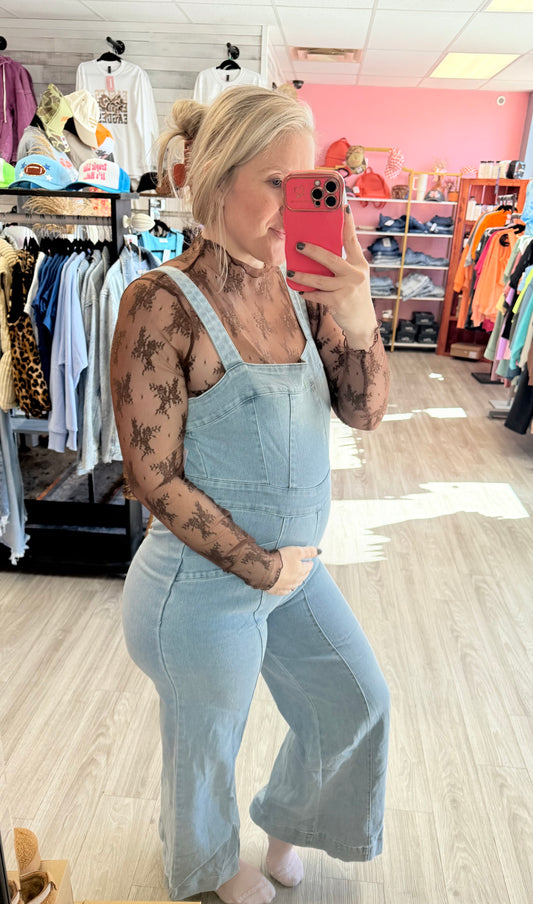 Envy Me Wide leg Denim Jumpsuit