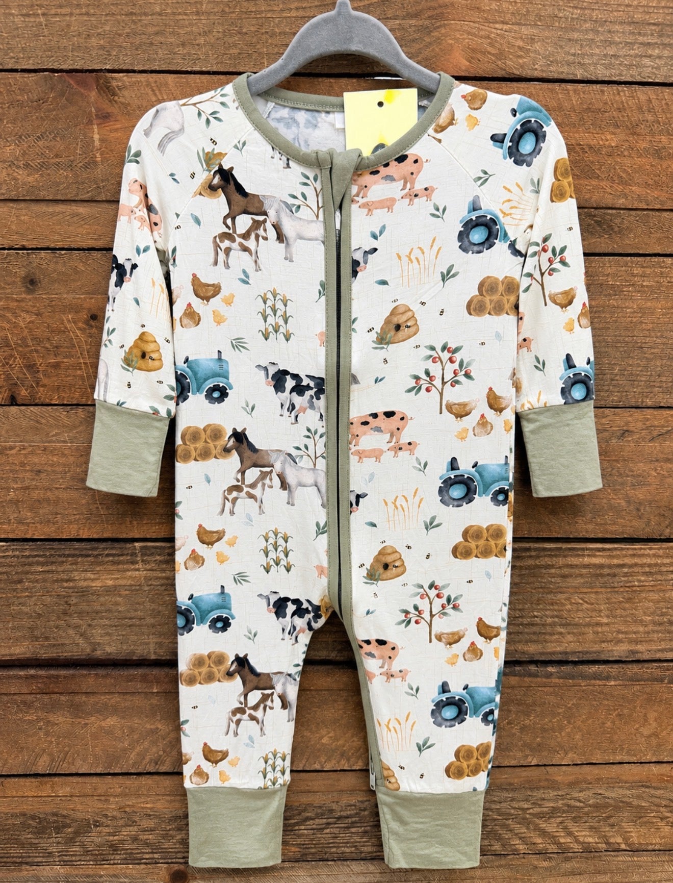 Baby's Day on the Farm Bamboo Sleeper