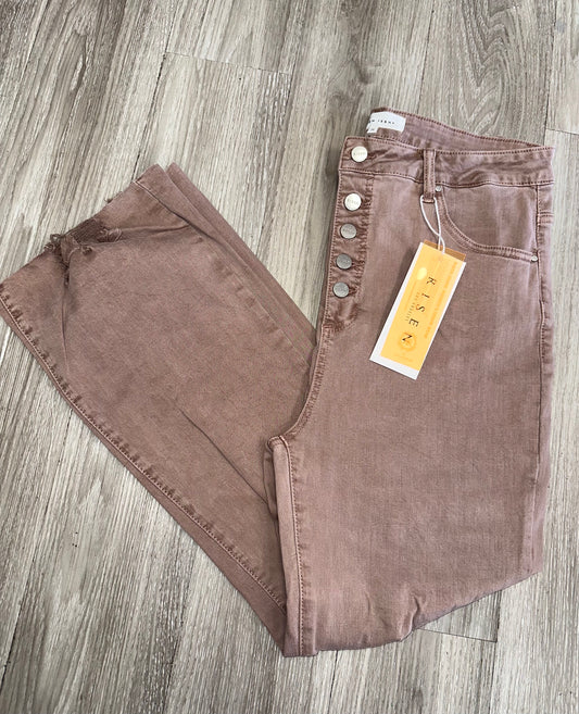 Curvy Mauve Jeans